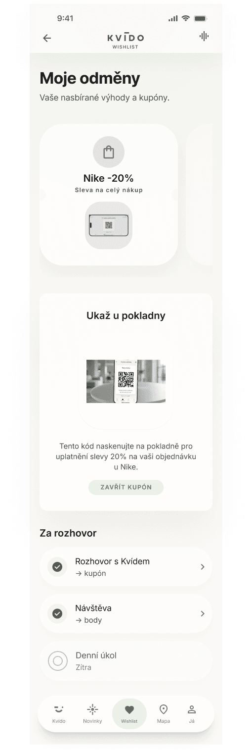 Poděkování, ne leták